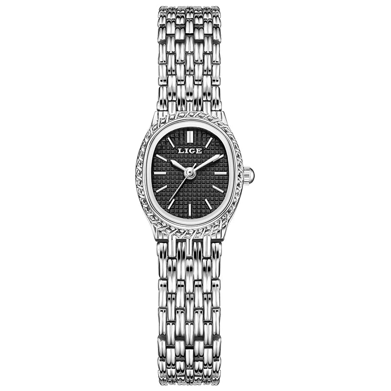 LIGE New Women‘s Quartz Watches Simple Luxury Fashion Elegant Female Wristwatch Waterproof Watch Gift for Girl Relogio Feminino