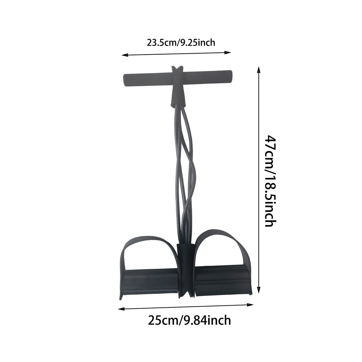 Four-Tube Pedal Tensioner Multi-Functional Household Fitness Equipment Yoga Abdominal Strengthening Elastic Band Tension Rope