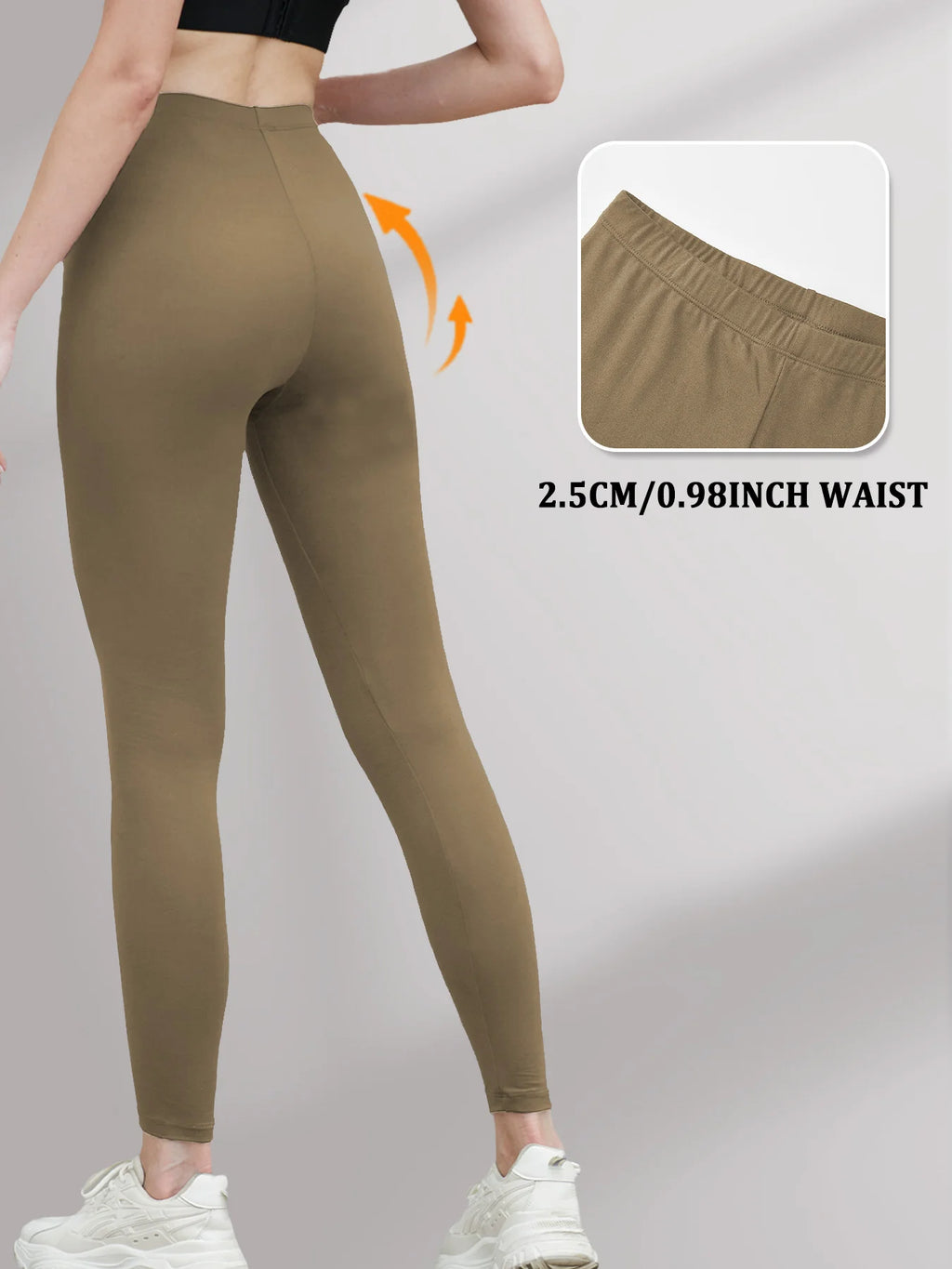 Women'S Super Soft Leggings,High Stretchy No See Through  Pants，for Casual Attire, All-Season