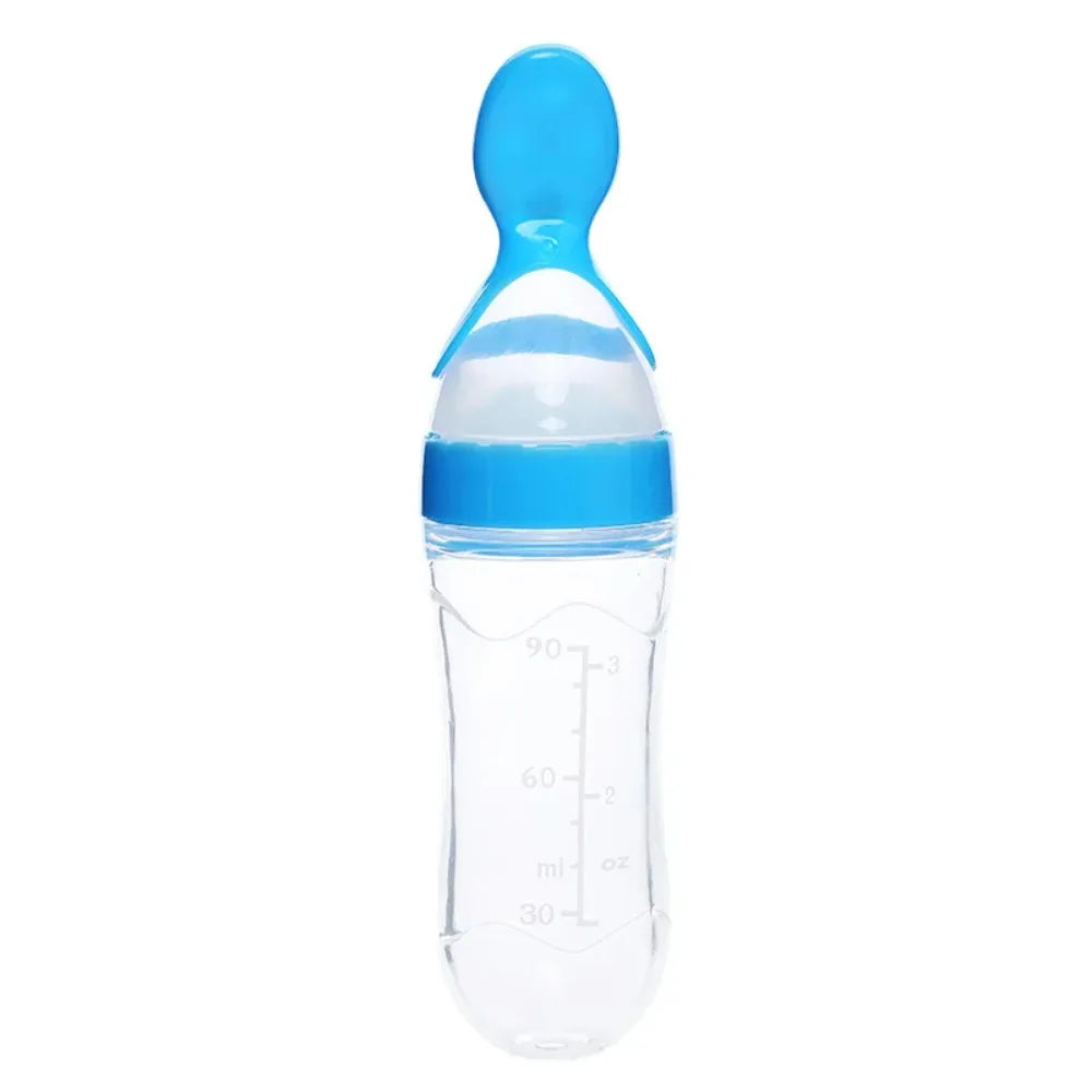 90ML Baby Feeding Bottle Spoon Milk Bottle Baby Training Feeder Food Supplement Food Feed Spoon Baby Gadgets BPA Free