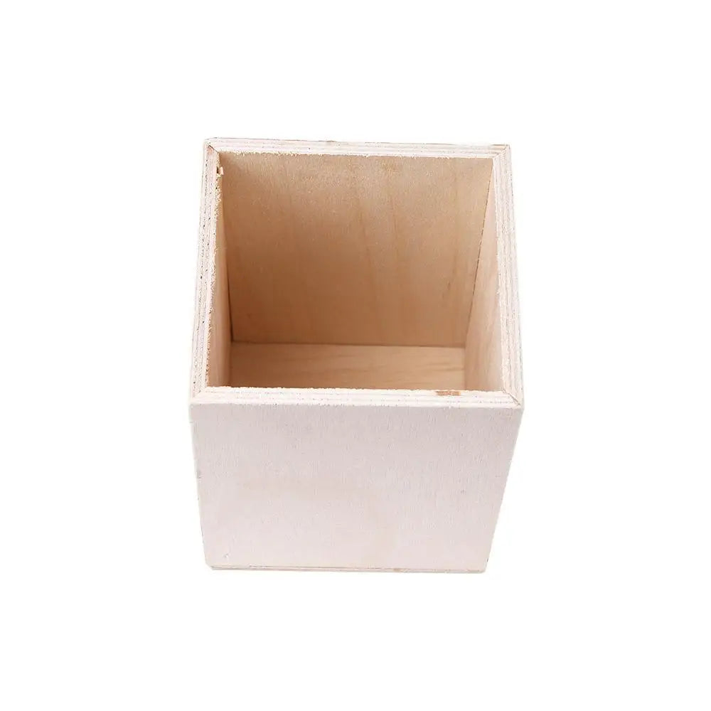 Lovely Fashion Desk Accessories Stationery Office Organizer Office Pen Holder Pencil Holders Storage Box Wooden