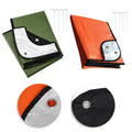 1 X Outdoor Camping  Survival Blanket Insulated  Thermal Reflective Tarp 82.7x59.1inch  Waterproof Insulated Blanket  For Hiking