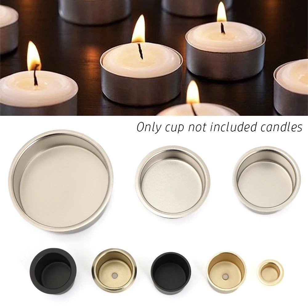 Valentine's Day Party Supplies Home Decoration Candle Cups Candle Craft Metal Tapered Wax Making