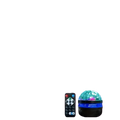 Usb galaxy projector aurora 5v night light with remote control showing green and blue disco ball projecting northern lights effects