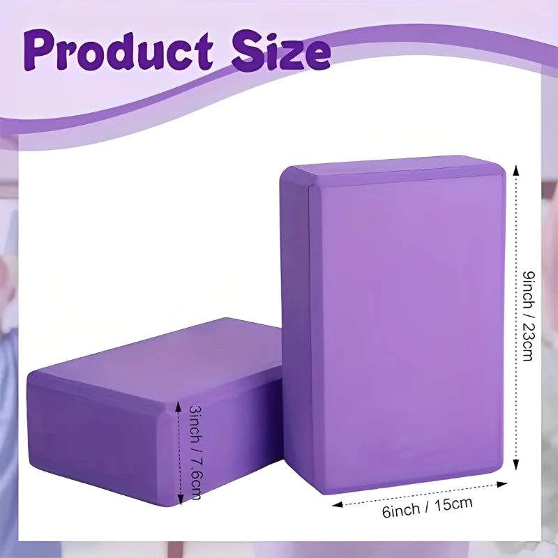 Gym Foam Dance Yoga Blocks Brick Pilates Training Exercise Fitness Bolster Pillow Cushion Stretching Body Shaping Building Cubes