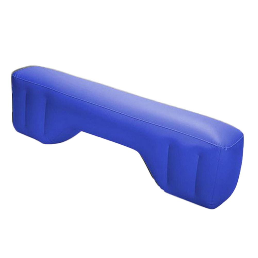 Coussin bleu en forme de téléphone gonflable, fabriqué dans un matériau durable pour un usage avec un lit de voyage pour siège arrière à matelas d’air de voiture gonflable
