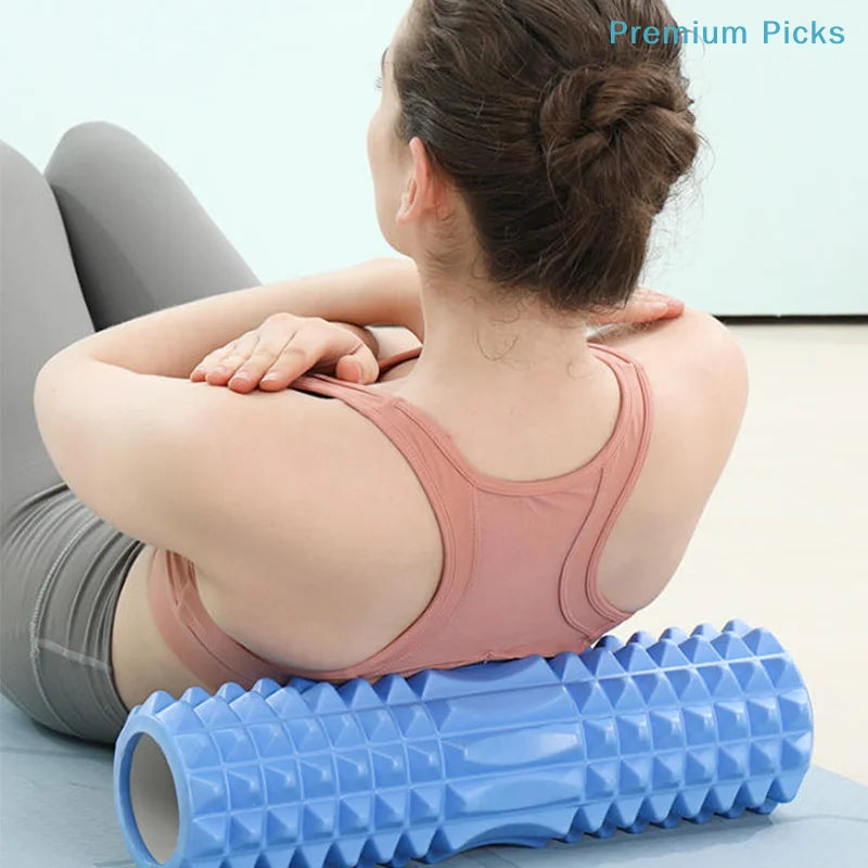portableYoga Column Roller Fitness Equipment EVA Foam Roller Yoga Pilates Yoga Block Gym Roller