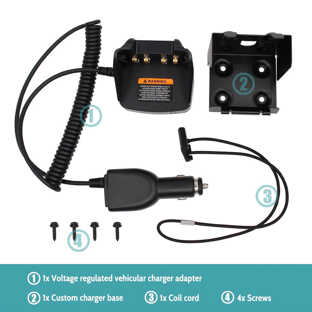 VEHICULAR TRAVEL Charger for Motorola DP2400 DP2600 DP4000e DP4400e DP4401 DP4801e DP4800e DP3401 APX900 APX1000 APX2000 XPR6300