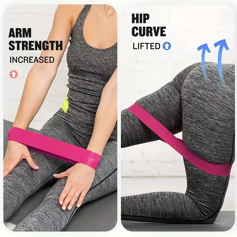 Fitness Elastic Resistance Bands Home Training Yoga Sport Resistance Bands Stretching Pilates Crossfit Workout Gym Equipment
