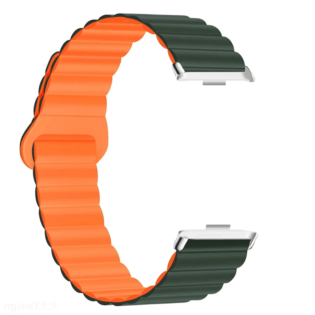 Soft Sport Bracelet Silicone Magnetic Strap Replacement Smart Watch Wristband Accessories for Redmi Watch 6/5/4 Miband 10/9/8Pro