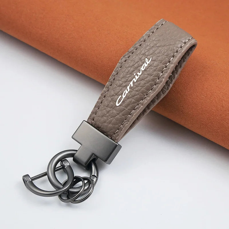 Car Key Chain Hanging Chain Business Gift Key Chain Car Key Belt Key Chain For KIA carnival Accessories Solid color key chain
