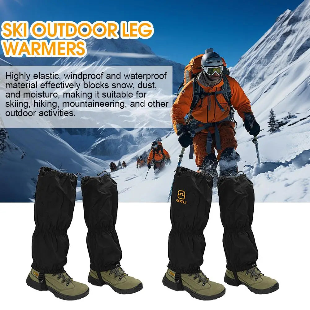 Outdoor Travel Leg Warmers Hiking Leg Gaiter Waterproof Legging Shoes Hunt Climbing Camping Winter Tourist Snow Foot Cover