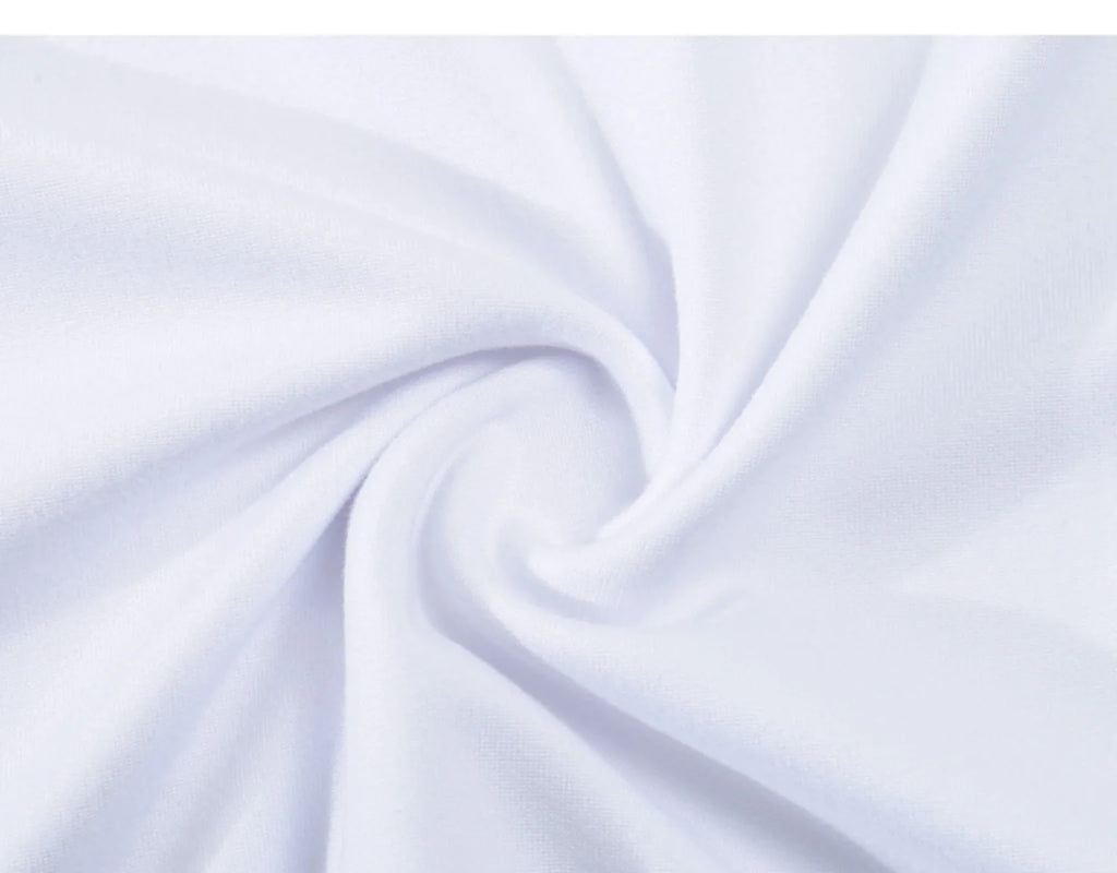 Men T Shirt New Summer Tops Solid Color Commute Classics Blank Tshirts Foundation  Round Collar Short-Sleeve  White Top Tees