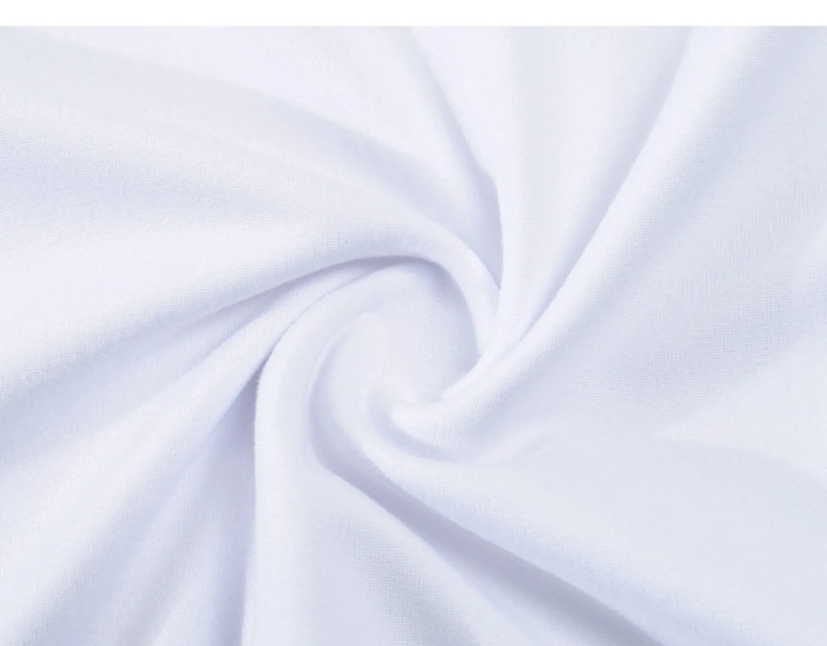 Men T Shirt New Summer Tops Solid Color Commute Classics Blank Tshirts Foundation  Round Collar Short-Sleeve  White Top Tees