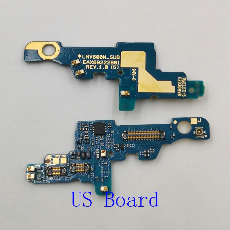 USB Charging Port Board Flex Cable For LG V60 ThinQ 5G V600AM V600EA V600TM LMV600N Charger Connector Flex With Mic