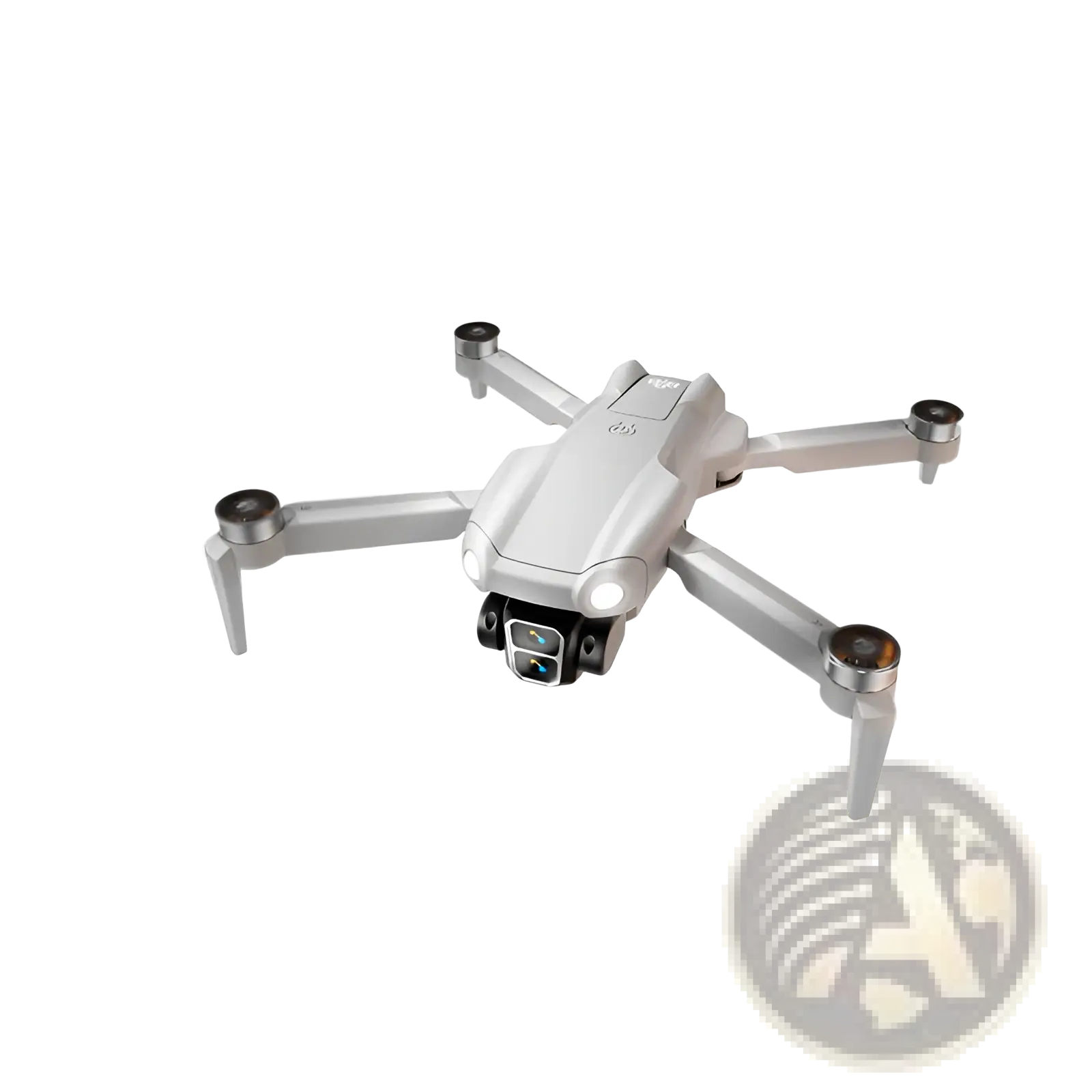 Silver DJI Mini 3 Pro A8 Pro foldable gray photography drone with compact sleek design and dual-camera system