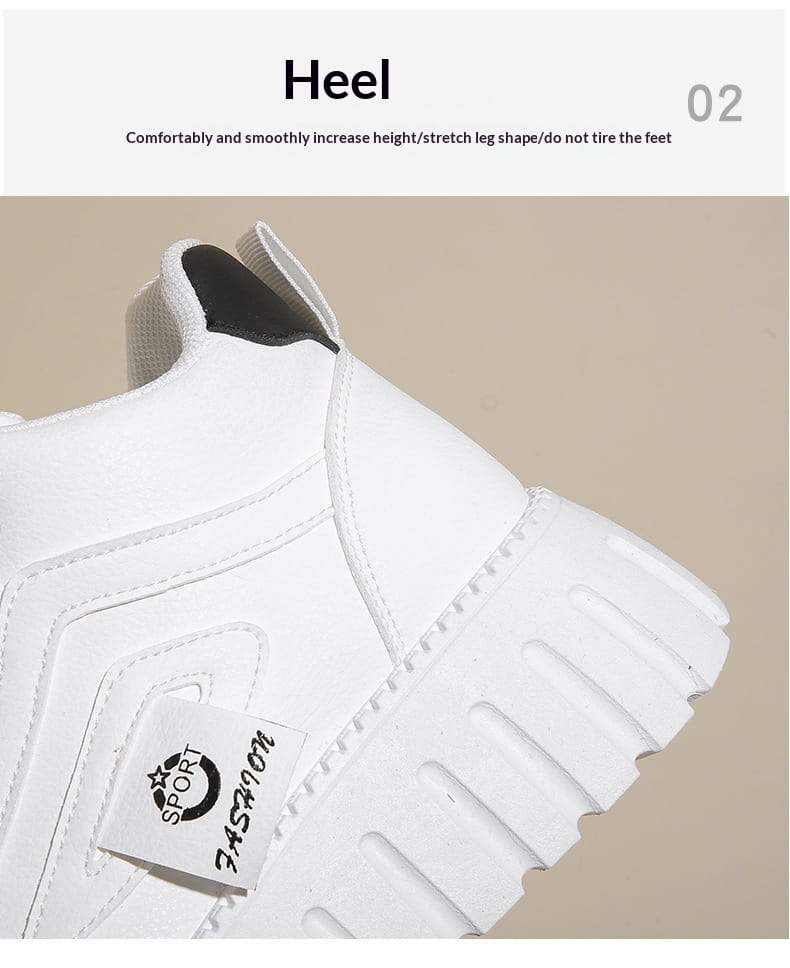 Cream-colored women’s chunky platform breathable high top sneakers with ridged sole and beige suede accents.
