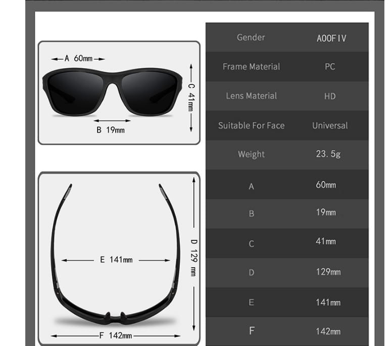 Schwarzer PC-Rahmen polarisierte ovale Tarnung und verspiegelte Sportsonnenbrille für Herren mit HD-Gläsern, ausgelegt für eine universelle Passform.