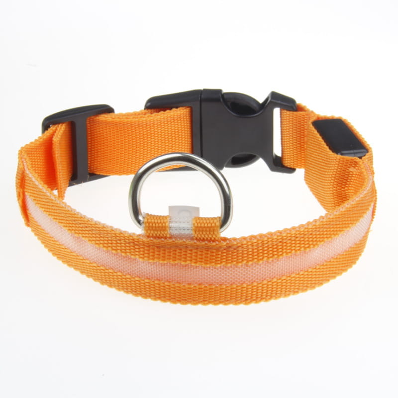 Led Dog Collar Rechargeable Luminous Night Safety Light