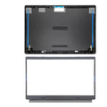 Black plastic back panel and bezel assembly for toshiba laptop shown as replacement housing case for acer aspire 5 a515