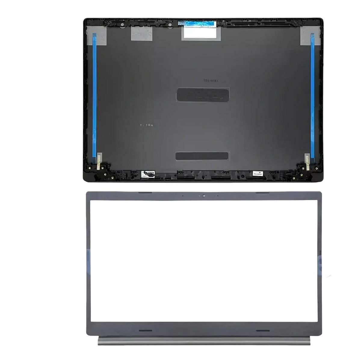 Black plastic back panel and bezel assembly for toshiba laptop shown as replacement housing case for acer aspire 5 a515