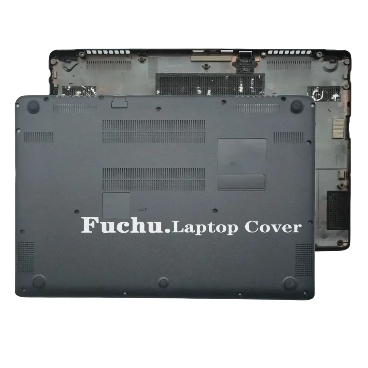 Black plastic bottom case replacement cover for acer aspire v5-472 series laptops shown from the back side