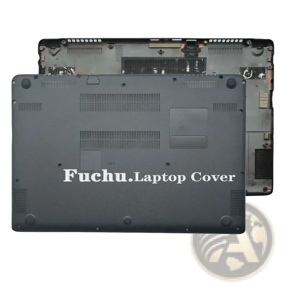 Black plastic bottom case replacement cover for acer aspire v5-472 series laptops shown from the back side