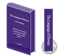 Purple hardcover book the language of flowers by vanessa diffenbaugh with translucent cover in acrylic book flower vase home decor
