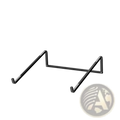 Adjustable black aluminum laptop stand with sleek minimalist design for ergonomic and foldable use