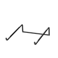 Adjustable black aluminum laptop stand with sleek minimalist design for ergonomic and foldable use