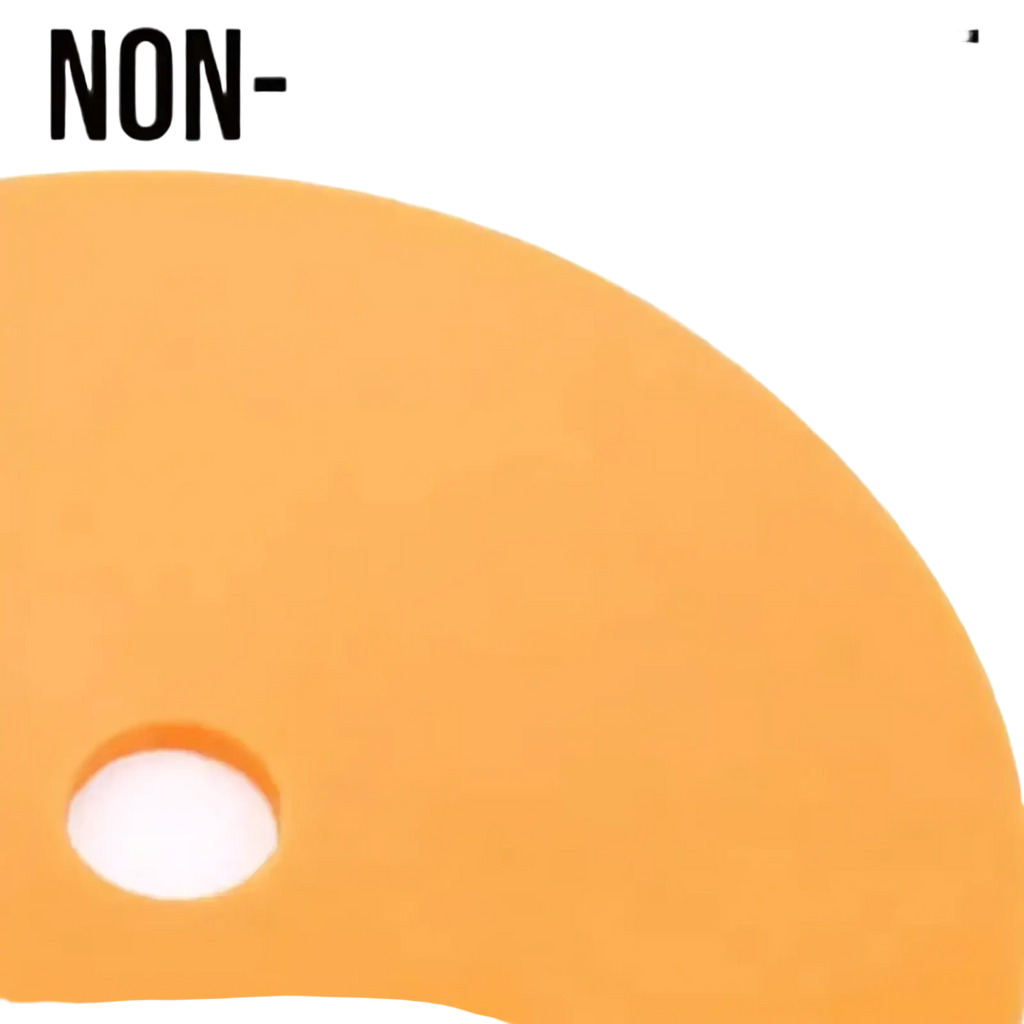 Orange non-skid textured agility training cone with a central hole for sports marker disc use