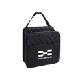 Black quilted fabric aiways u5 backseat organizer with white always logo for car seat storage and organization