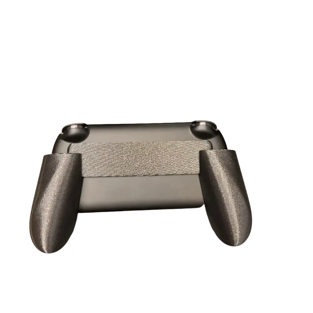 Black textured grip attachment for anbernic rg40xx controller featuring ergonomic design for improved handling