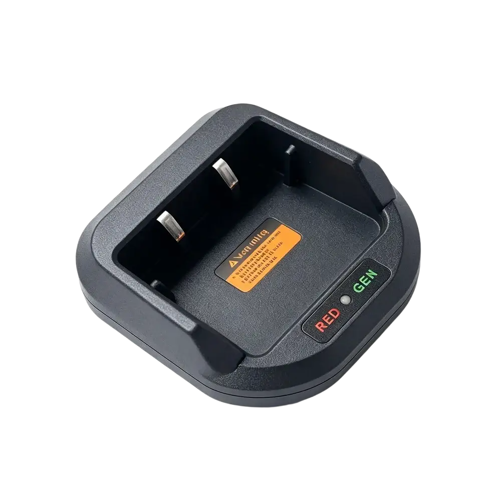 Anysecu t56 charger desktop type-c base black plastic with red and green indicator lights for efficient charging