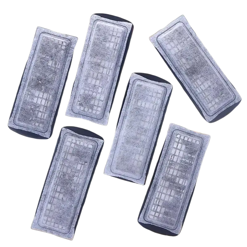 Silver rectangular car rearview mirror reflectors with textured grid pattern and black edges shown with manual measurement
