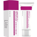 White tube and box of arbutin 7% and tranexamic acid 4% brightening cream with magenta labeling