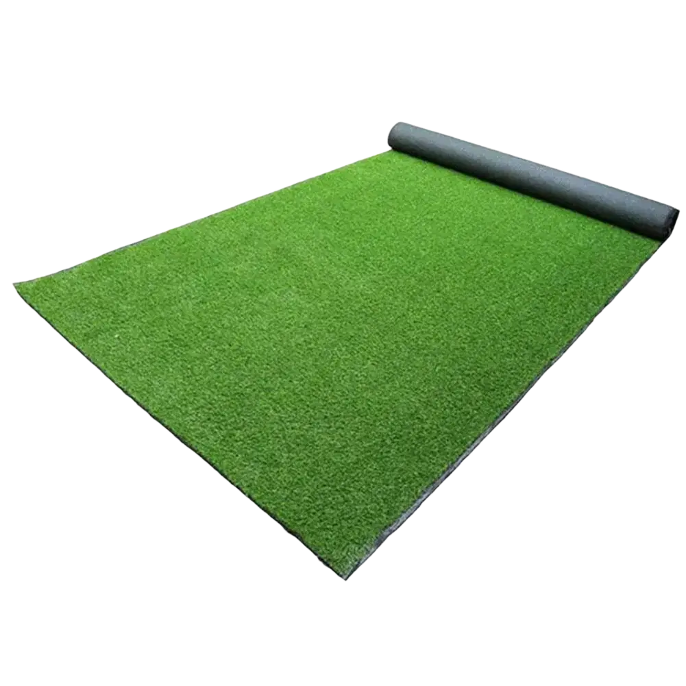 Green artificial grass mat indoor outdoor green turf carpet measuring 50cm by 100cm with realistic texture