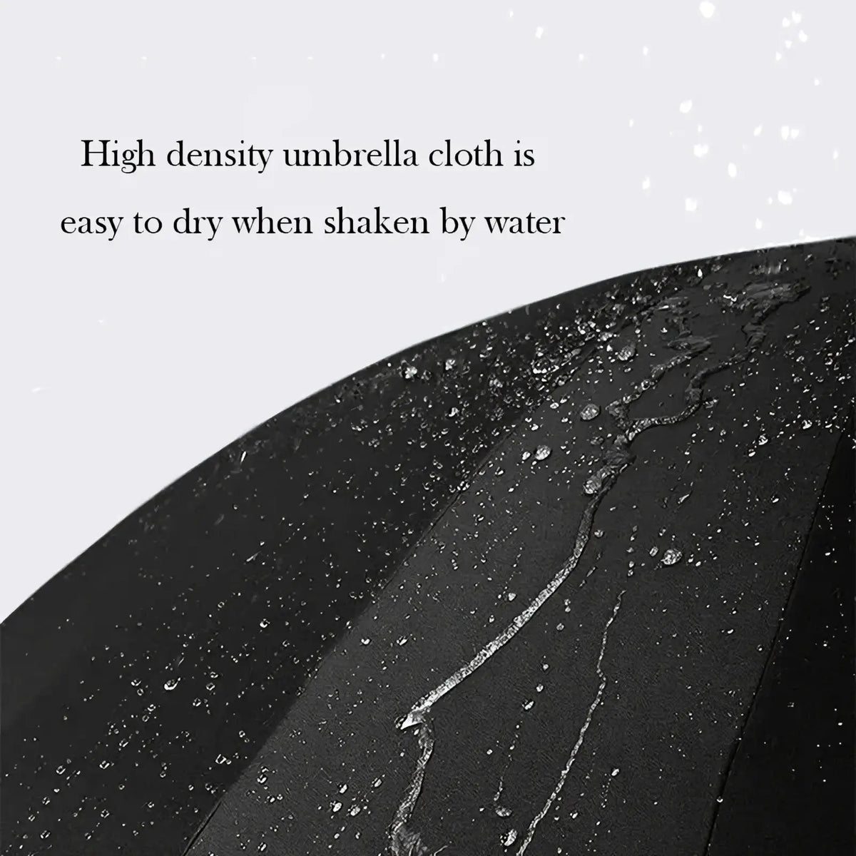 Asus Rog 9 Pro multi-functional umbrella with black high-density cloth featuring water-repellent surface
