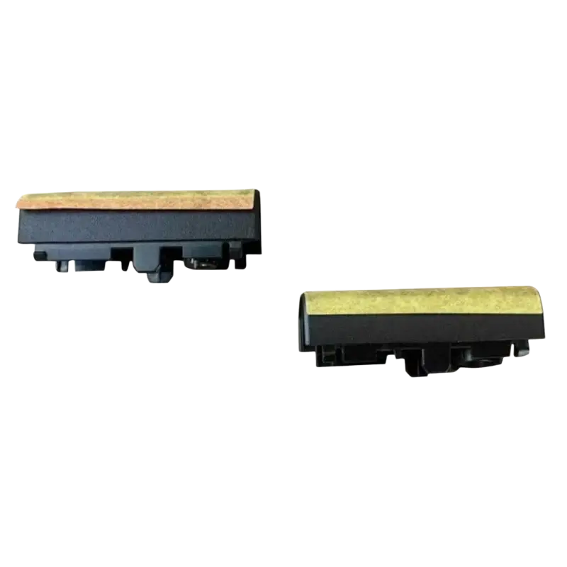 Black plastic hinge covers with gold metallic tops for asus tuf gaming a16 replacement laptop shell case parts