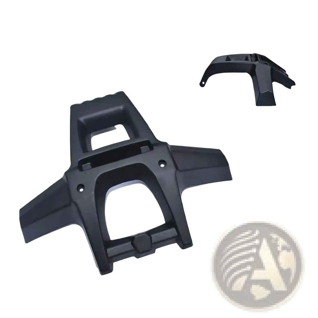 Black plastic front gear protection bar for motorcycles designed as an atv front bumper guard plastic protection bar