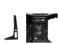 Black glossy carbon fiber finish audi a4 b9 a5 gear panel cup holder trim side panel for car control gear shift