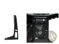 Black glossy carbon fiber finish audi a4 b9 a5 gear panel cup holder trim side panel for car control gear shift