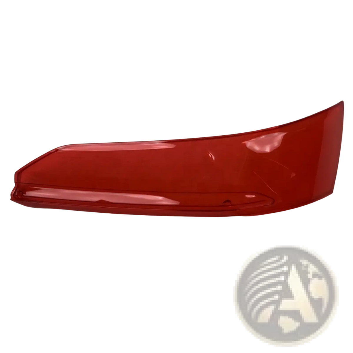 Red translucent plastic side marker light cover for audi q7 2020-2024 tail light shell replacement back side view