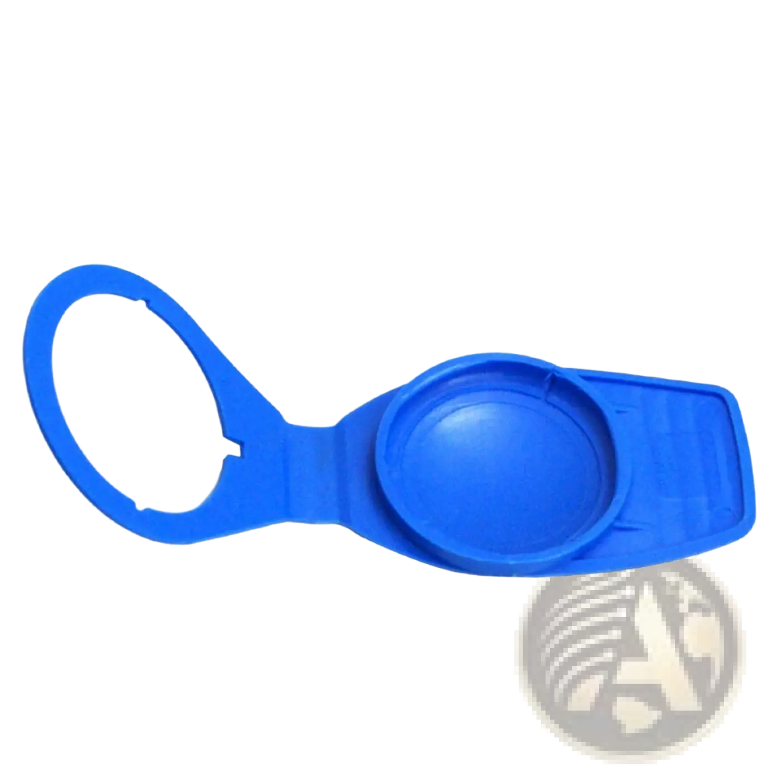 Blue plastic cap opener for Audi windshield washer fluid reservoir model 1k0955455 for easy removal
