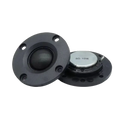 Auin 52mm hifi tweeter speaker 2pcs showing black circular drivers with matte finish and visible silver voice coil