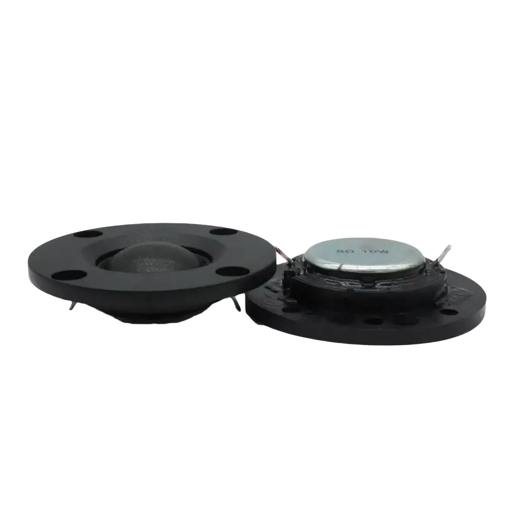 Auin 52mm hifi tweeter speaker 2pcs black circular drivers with matte finish and metallic center components