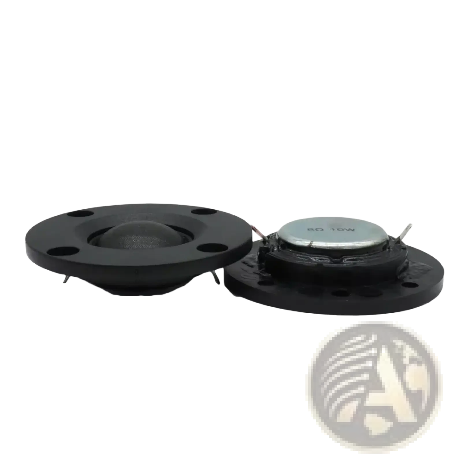 Auin 52mm hifi tweeter speaker 2pcs black circular drivers with matte finish and metallic center components