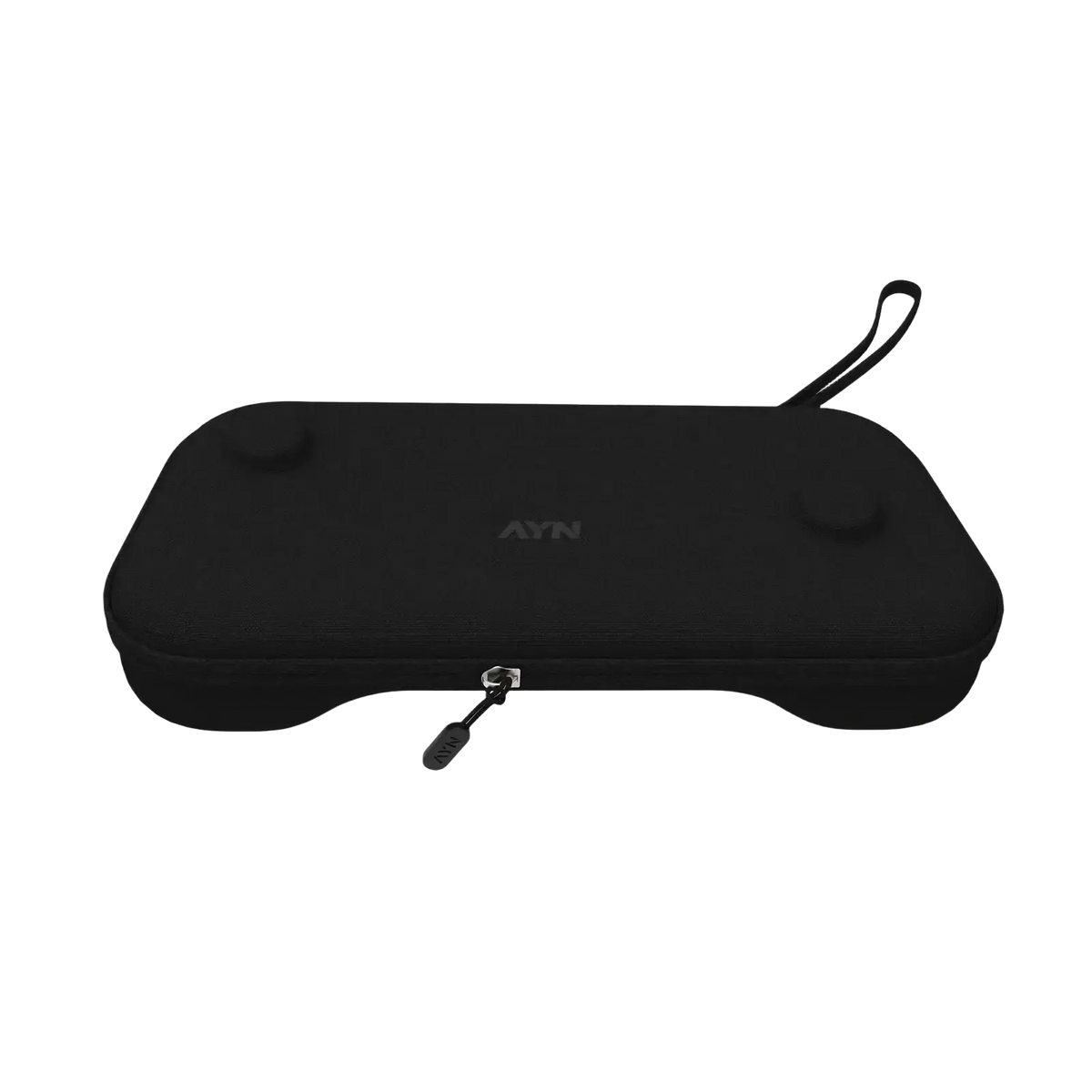 Black ayn odin 3 tpu grip protective shell and case with molded contours and zipper closure for nintendo switch
