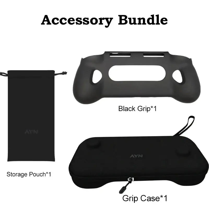Black ayn odin tpu grip protective shell for playstation controller with silicone texture for enhanced handling