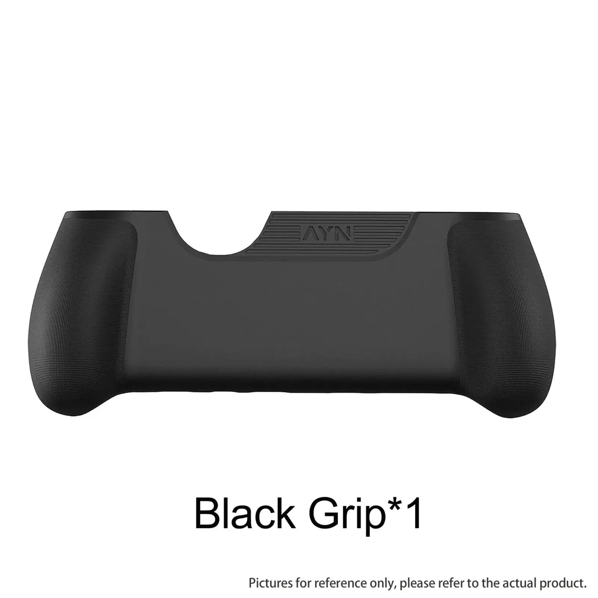 Black ayn brand gaming controller grip with textured ergonomic surfaces for enhanced hold in ayn thor 4-in-1 combo kit